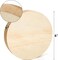 6 Pack MDF Wood Circles, 6" Round Unfinished Wood Board-1" Thick Wood Block